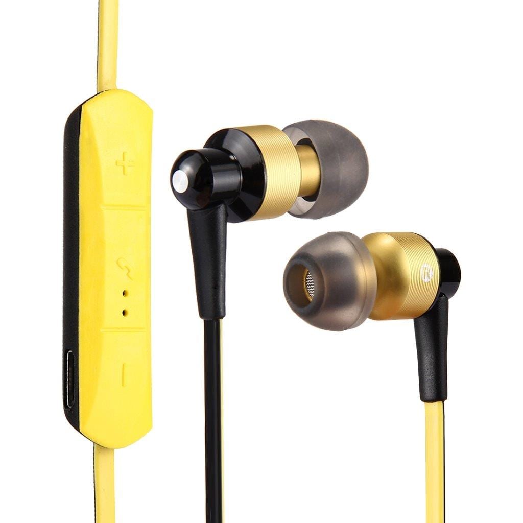 Bluetooth Sport-kuulokkeet iPhone / Android Mikrofonilla ja kaukosäätimellä