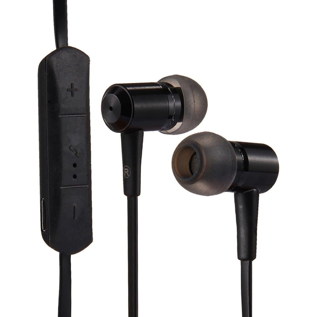 Mustat Langattomat In-Ear kuulokkeet mikrofonilla - Bluetooth