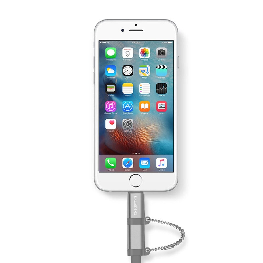 Nylon kupari latauskaapeli KALAIDENG BURNING iPhone / Micro-usb Älypuhelimille