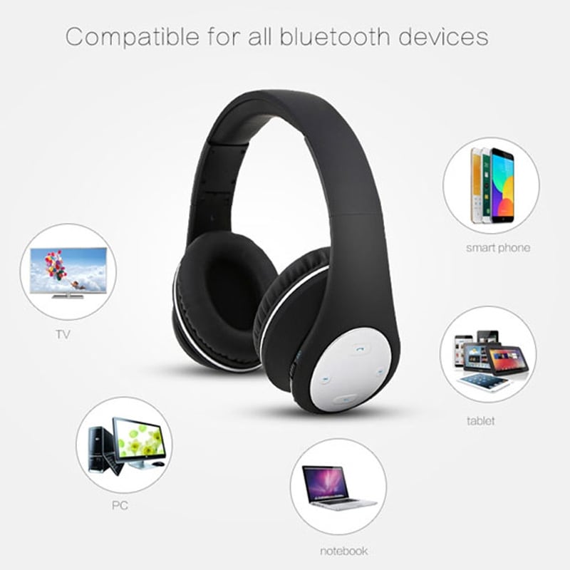 Tukeva Bluetooth Musiikki Headset Mikrofonilla - iPhone / Samsung / LG / SONY