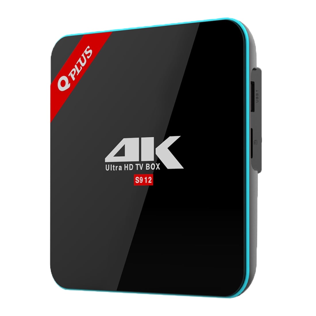 Tvbox Qplus 4K Ultra HD Smart Android 6.0 WiFi kaukosäädin