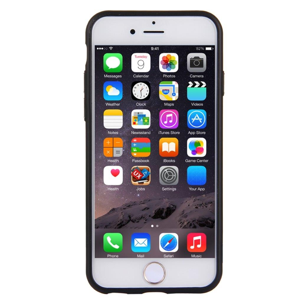 Oteystävällinen kuori iPhone 6 Plus & 6s Plus - metallipainikkeilla
