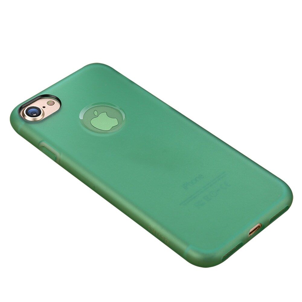 Skin kuori iPhone 7 TPU - Vihreä
