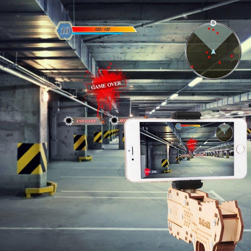 Bluetooth AR Ase kiinnikkeellä iOS & Android
