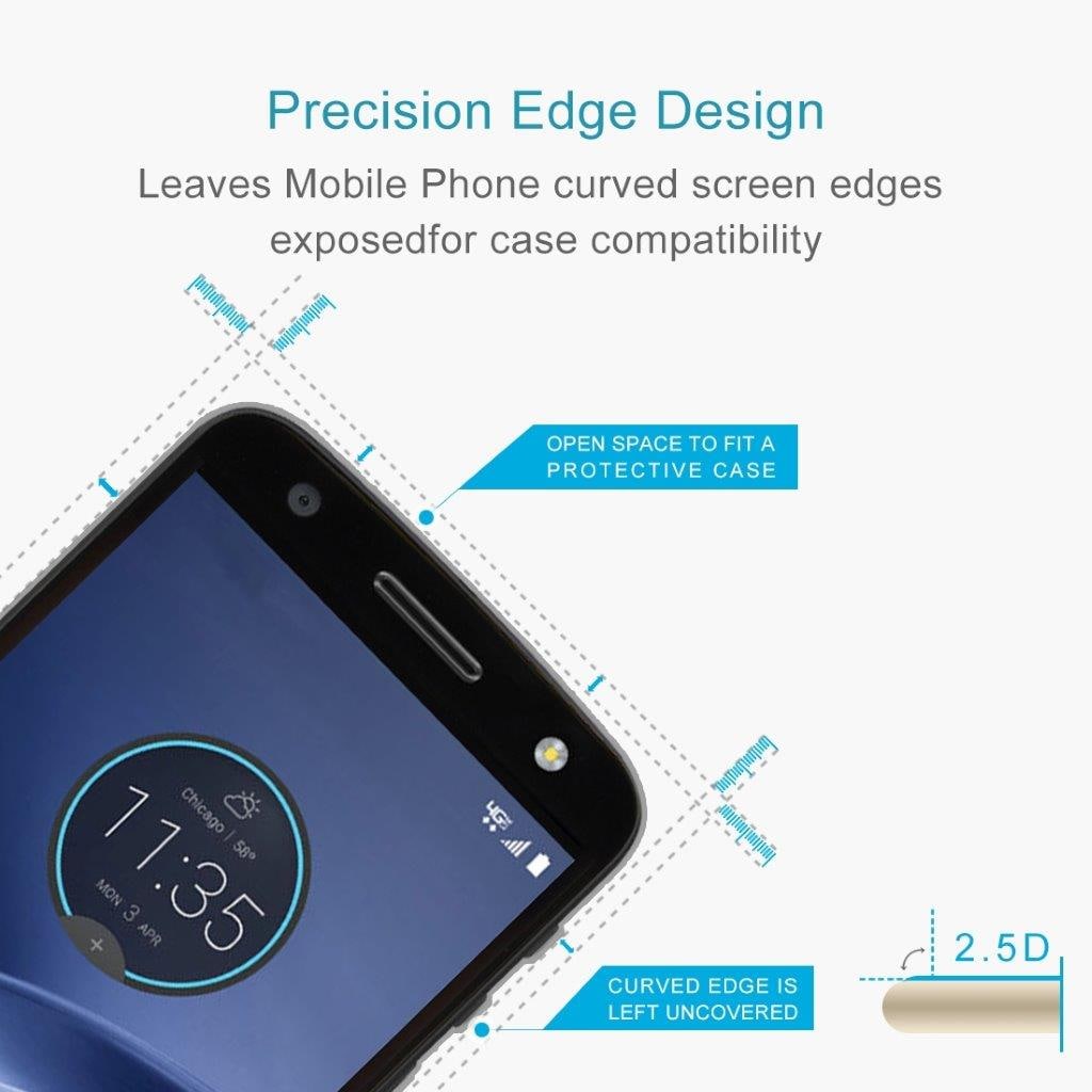 Näytönsuoja karkaistua lasia Motorola Moto Z - Suoja koko näytölle