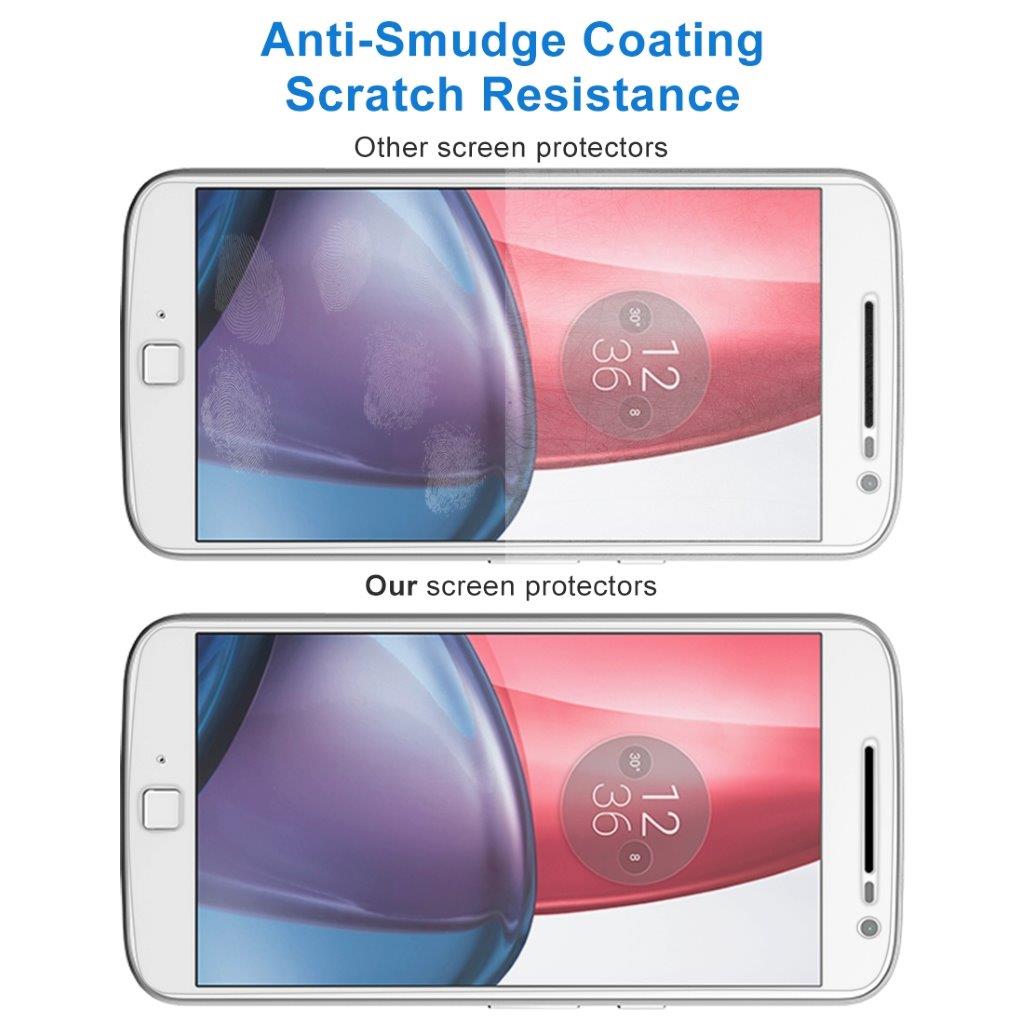 Näytönsuoja karkaistua lasia Motorola Moto G4 Plus - Suoja koko näytölle
