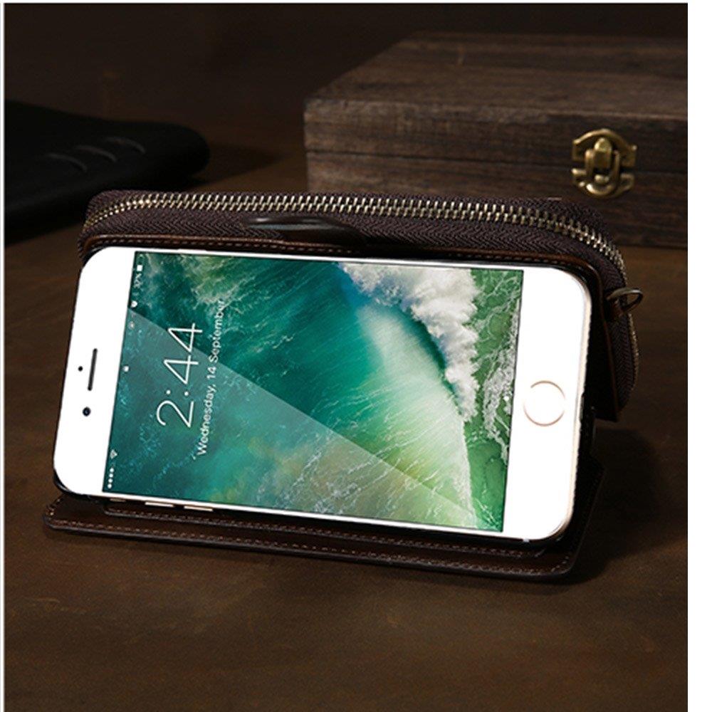 FLOVEME Lompakkolaukku hihnalla & Vetoketjulla iPhone 6 Plus / 6s Plus