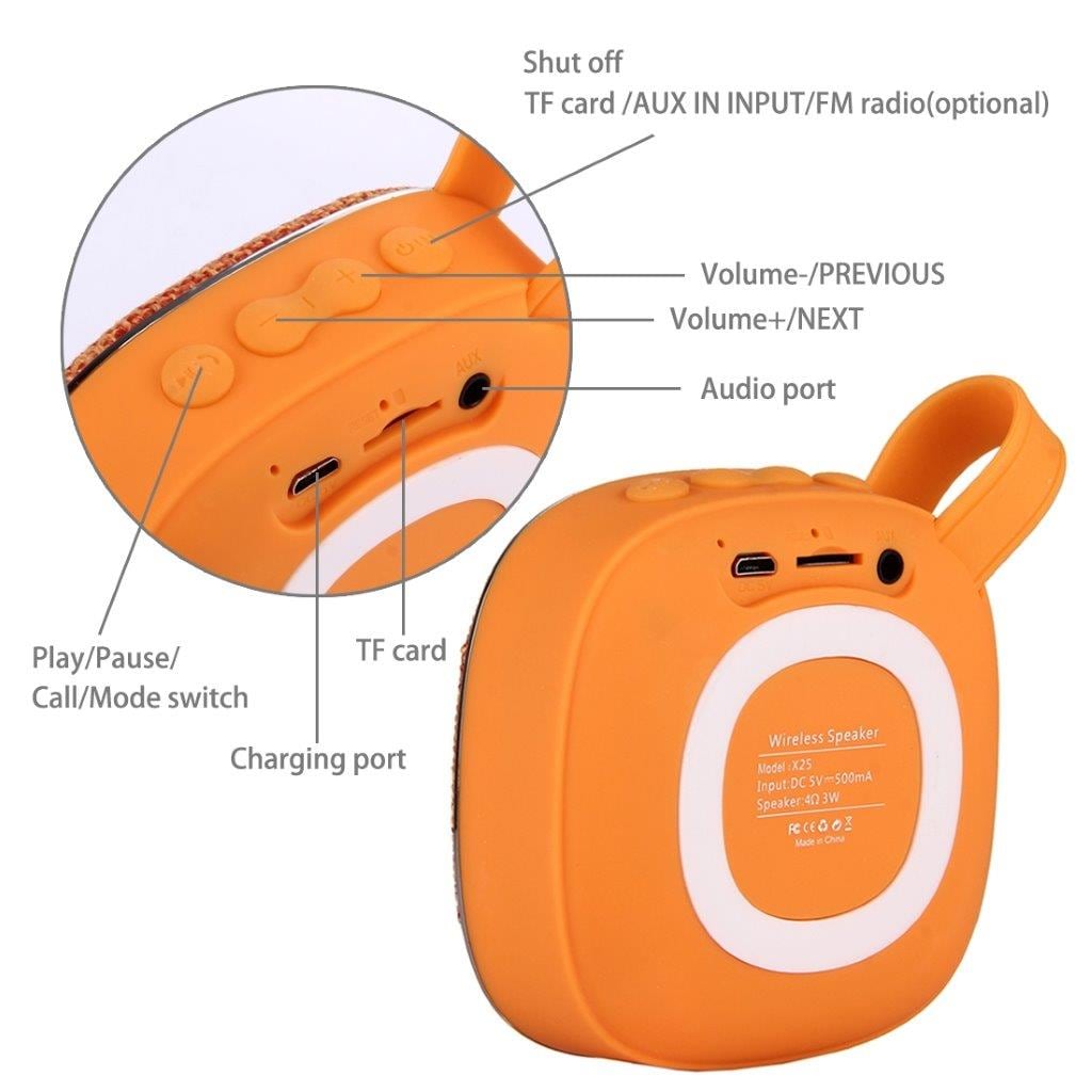 Bluetooth Stereokaiutin mic handsfreellä - Kangas design