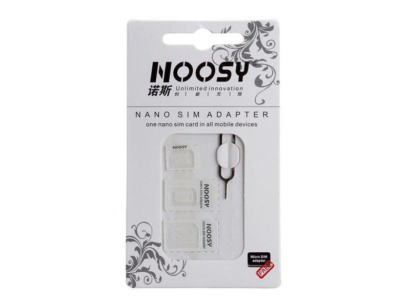 Noosy Nano-SIM-Sovitinpakkaus - 3in1