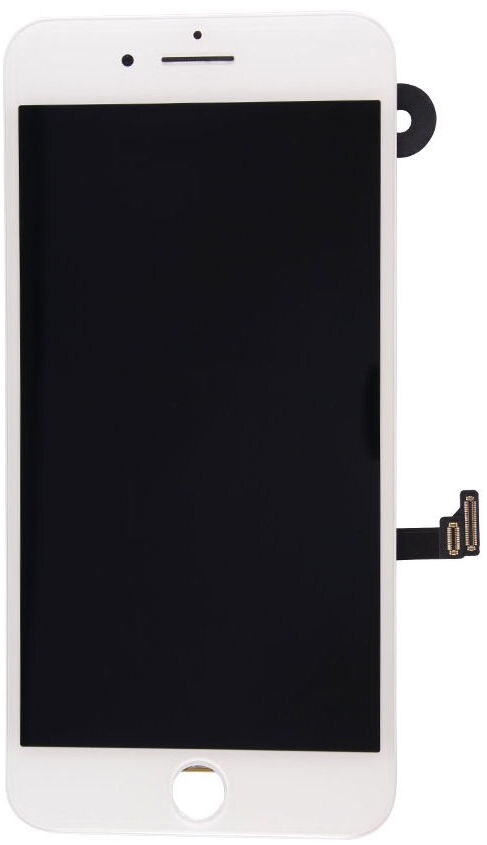 iPhone 7 LCD + Kosketusnäyttö kameralla ja kehyksellä - Valkoinen väri