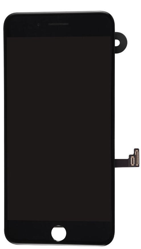 iPhone 7 Plus LCD + Kosketusnäyttö kameralla ja kehyksellä - Musta väri