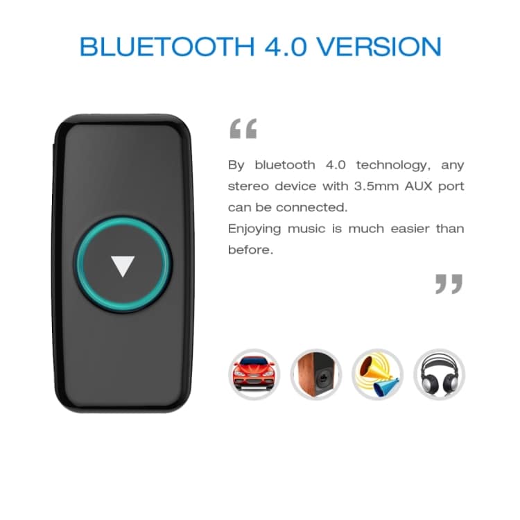 Auton Bluetooth-vastaanotin 3,5mm äänitulolla