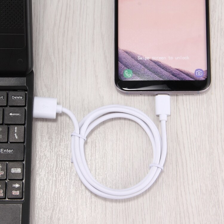 USB-kaapeli / datakaapeli / latauskaapeli USB-C / Type-C - 1 metri