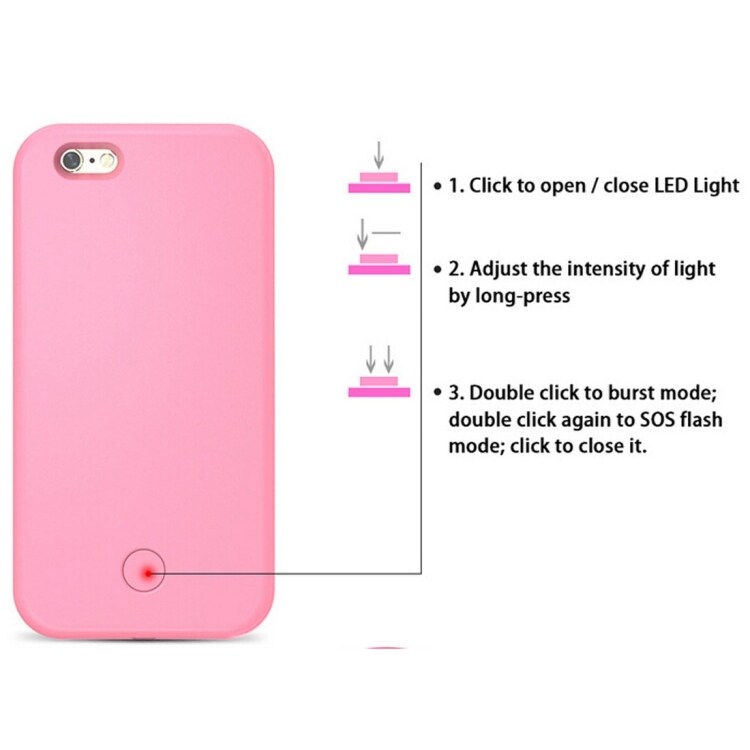 LED Selfie kuori iPhone 6 & 6S