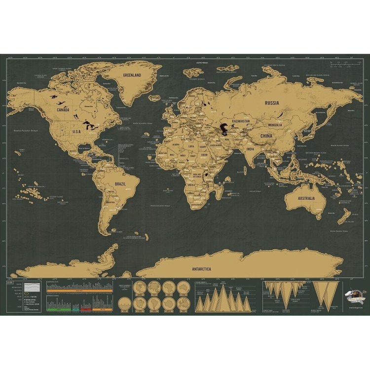 Maailmankartta Scratch map