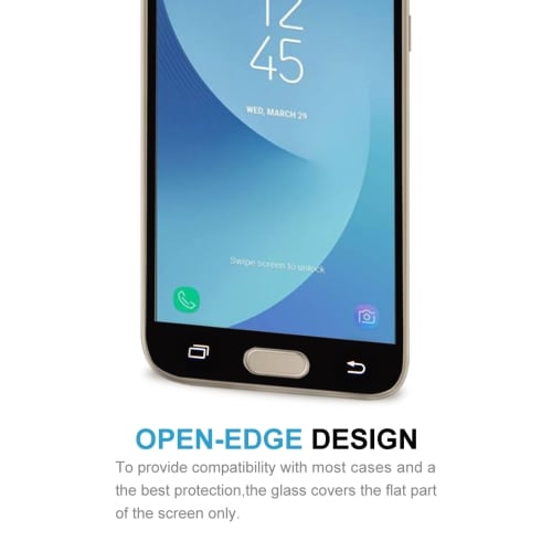 Näytönsuoja lasia Samsung Galaxy J3 2017 -  Suoja koko näytölle