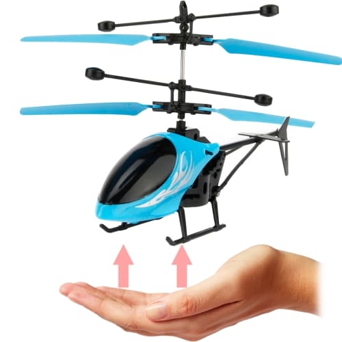 Mini-helikopteri, jossa on infrapunasensori ja LED-valaistus