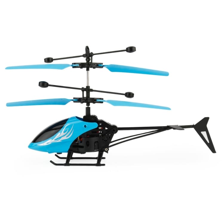Mini-helikopteri, jossa on infrapunasensori ja LED-valaistus