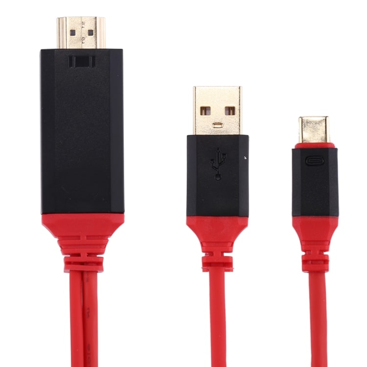 HDMI - USB-C / Tyyppi-C sovitinkaapeli