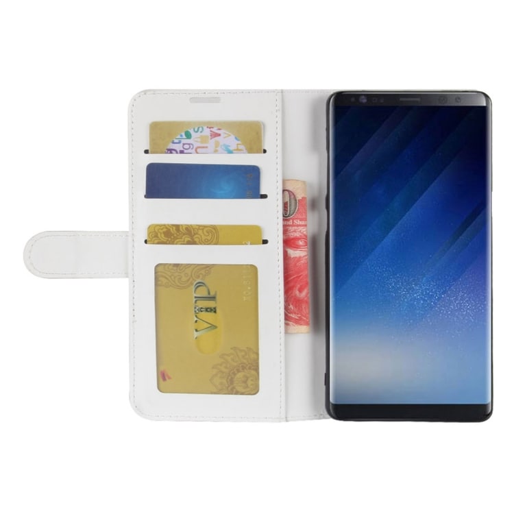 Valkoinen Lompakko Samsung Galaxy Note 8