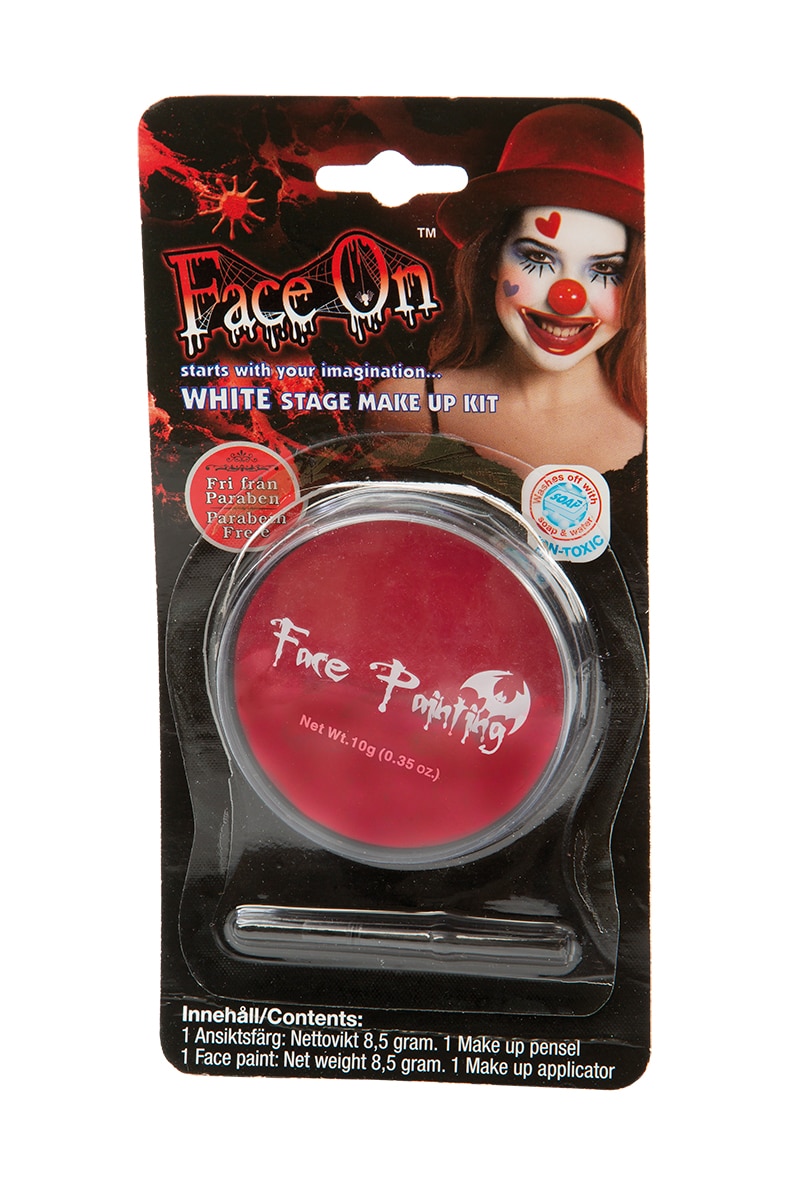 Face On Face Paint Punainen