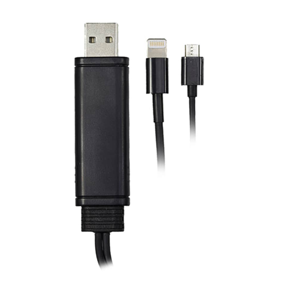 EPZI Sync/Latauskaapeli, USB/Micro B/ Lightning