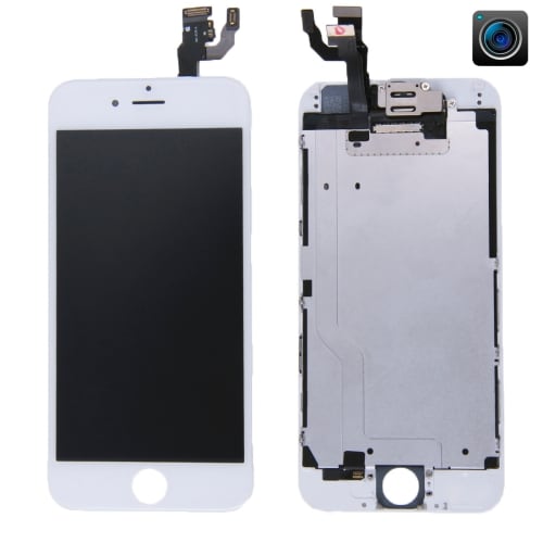 iPhone 6S LCD + Touch Display Näyttö kameralla ja kehyksellä - Valkoinen väri