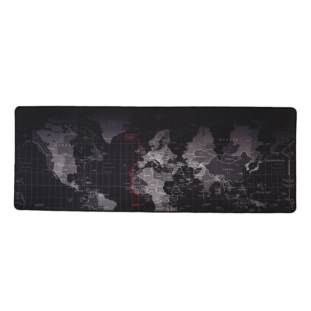 Suuri hiirimatto maailmankartalla - 40x80cm