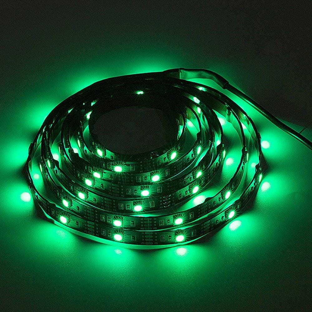 RGB LED-silmukka 3 m USB kaukosäätimellä - vedenpitävä