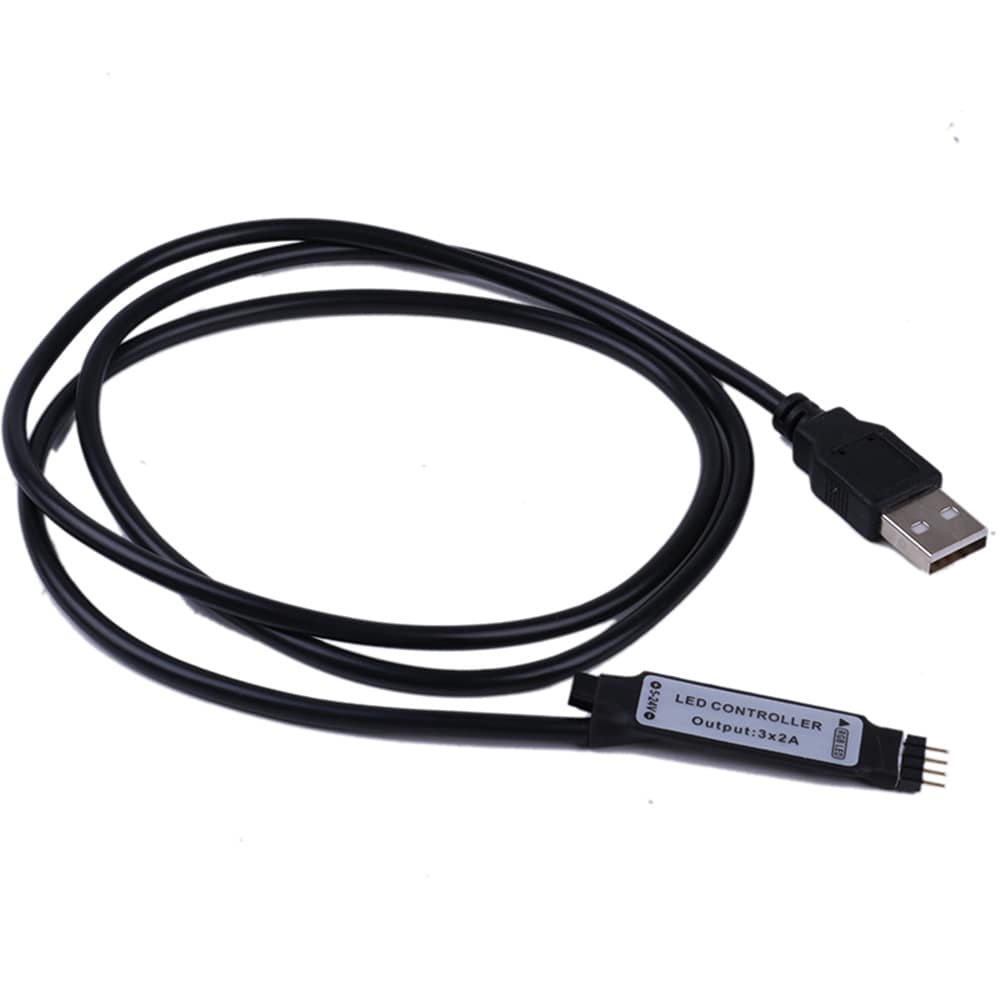 RGB LED-silmukka 3 m USB kaukosäätimellä - vedenpitävä