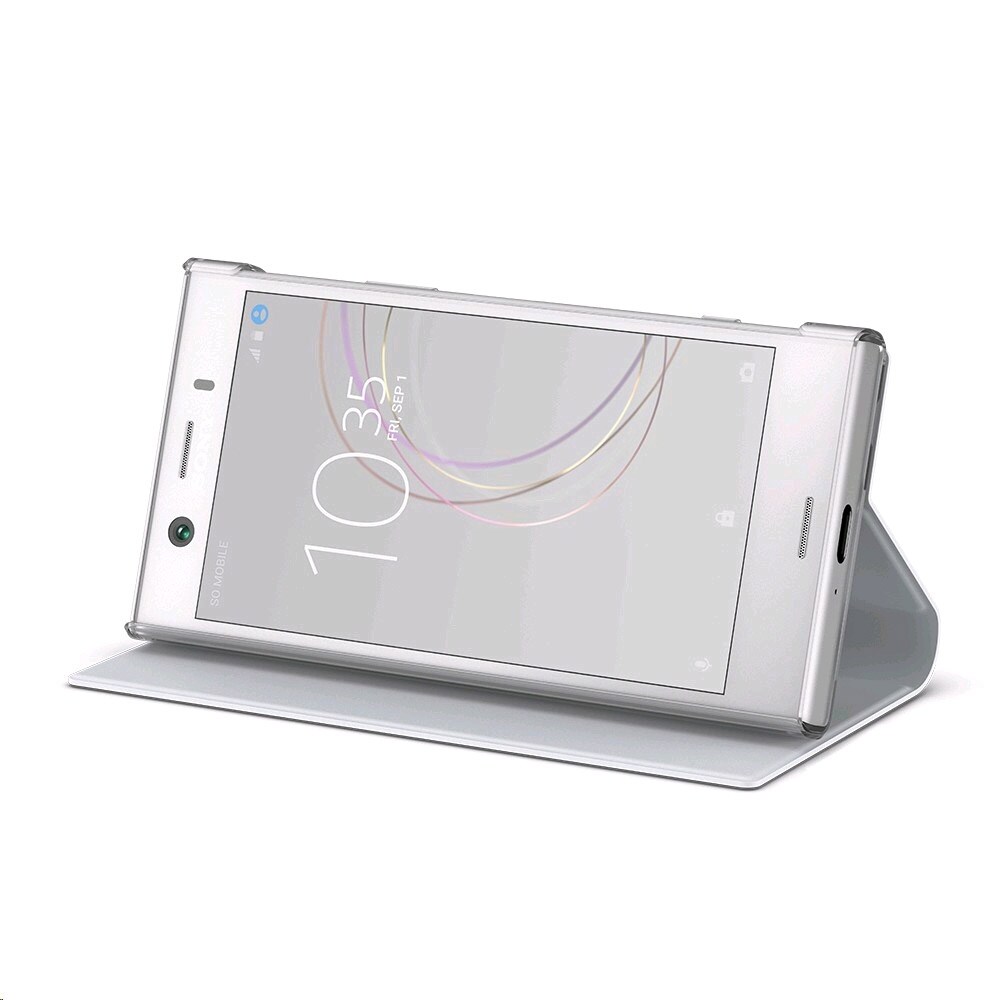 Style Cover Stand SCSG60 Xperia XZ1 Compact - Valkoinen