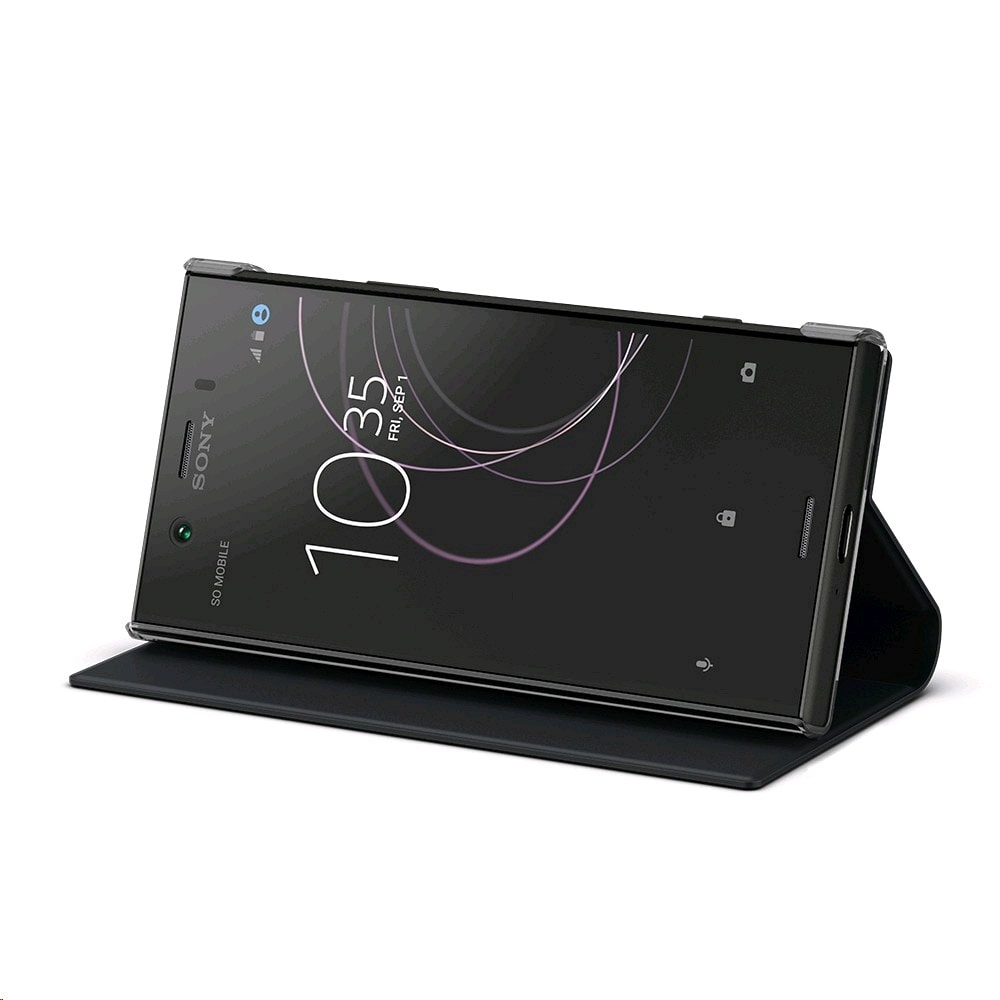 Style Cover Stand SCSG60 Xperia XZ1 Compact - Musta