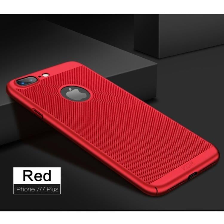 MOFi Shockproof kuori iPhone 8 & 7 - Punainen