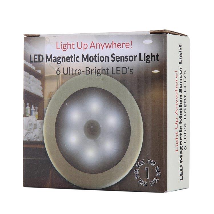 Paristokäyttöinen LED-valaisin makuuhuoneeseen / keittiöön / vaatekaappiin