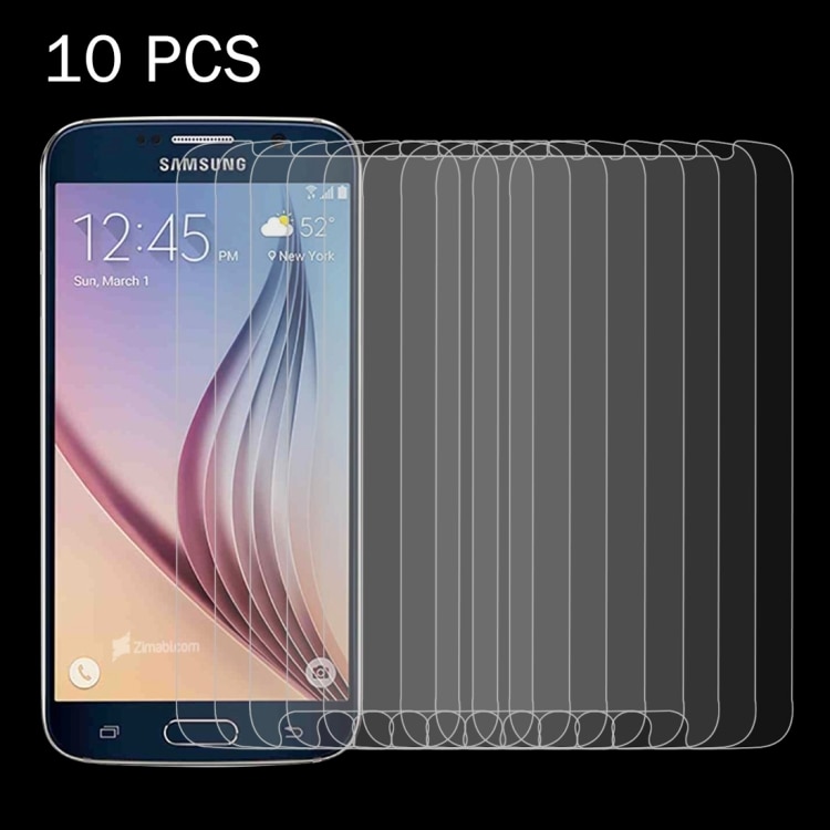 Näytönsuoja karkaistu Lasia Samsung Galaxy S6 - 10PAKKAUS