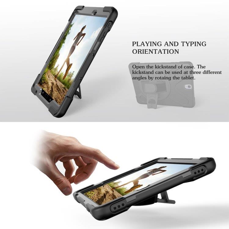 Shockproof Kuori Samsung Galaxy Tab S3 9.7 telineellä