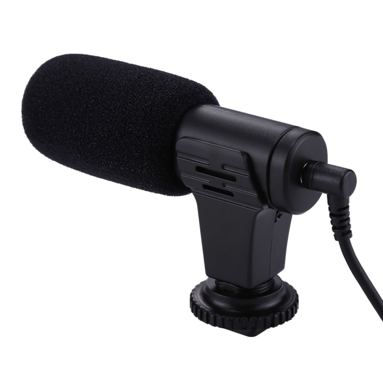 PULUZ 3.5mm Ammattimainen DSLR-haastattelumikrofoni
