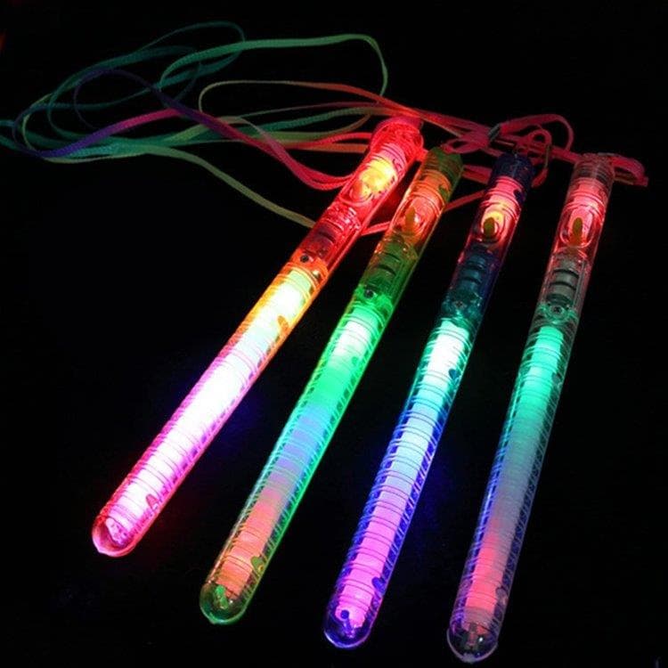 Vilkkuvat valotikut - Glow Sticks 10Pakkaus