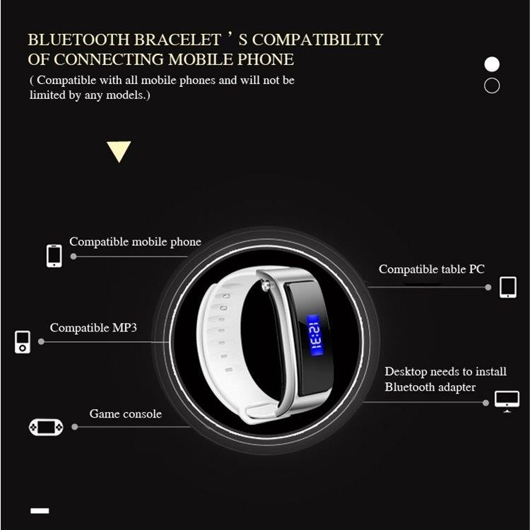 Bluetooth Älykello sisäänrakennetuilla Kuulokkeilla