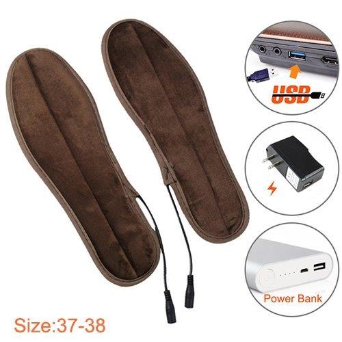 Lämpöpohjalliset USB-Liitännällä - Koko 37-38