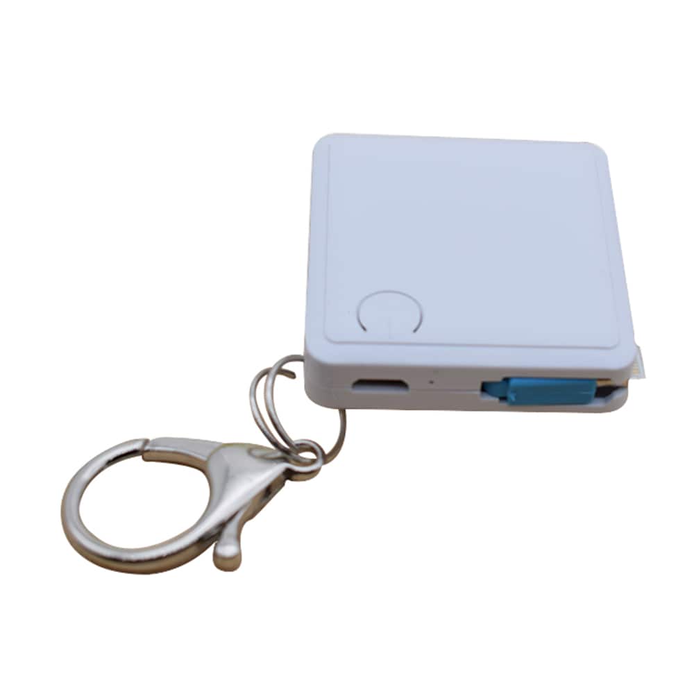 Power bank / Pocket bank, micro USB portti , 1200 mAh - Valkoinen
