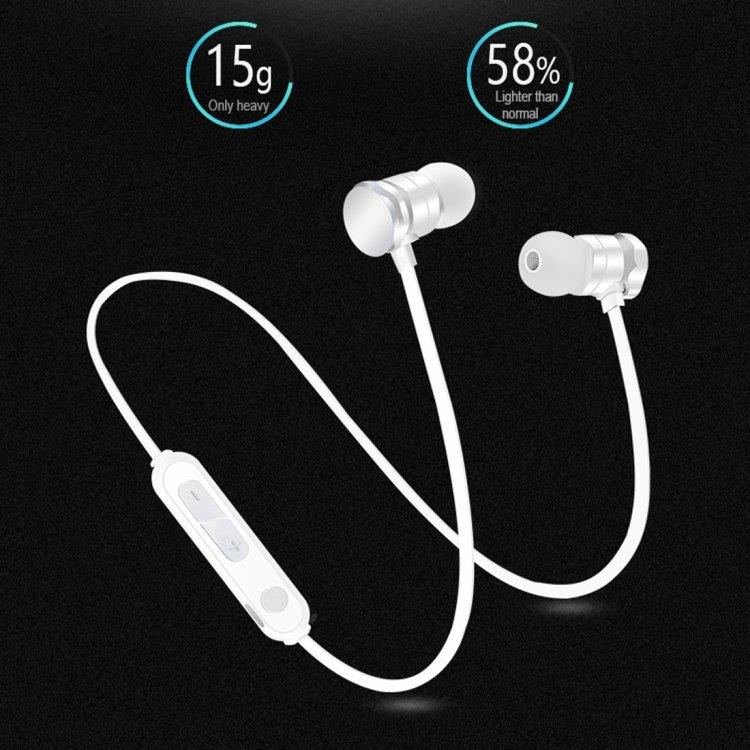 Magneettinen Hienkestävä Bluetooth Sport In-Ear Headset mikrofonilla