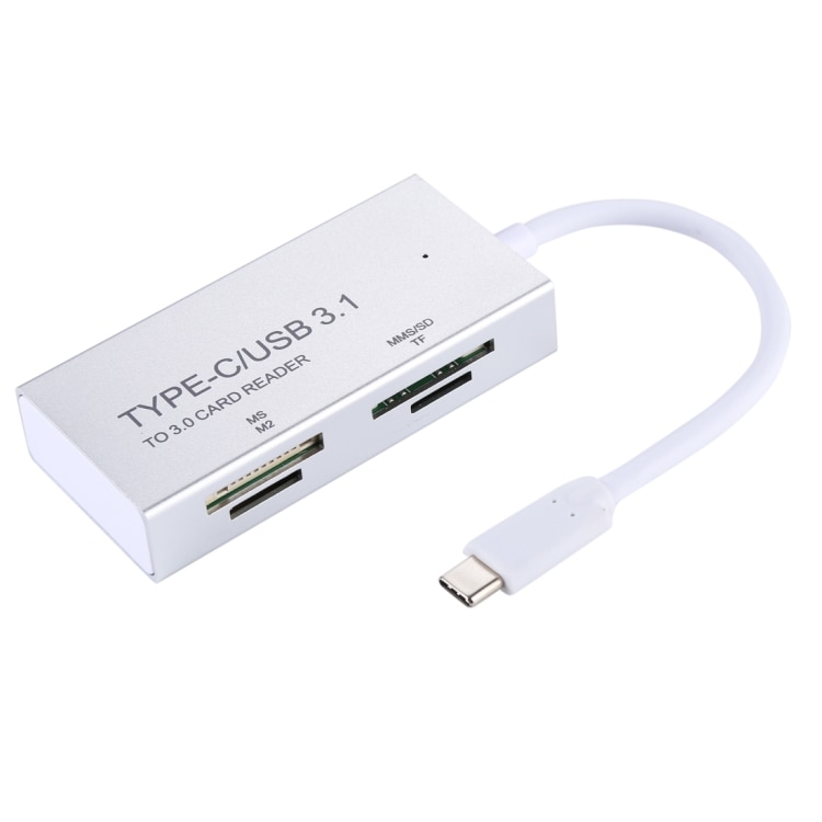 USB-C Kortinlukija MicroSD / SD / MS / M2