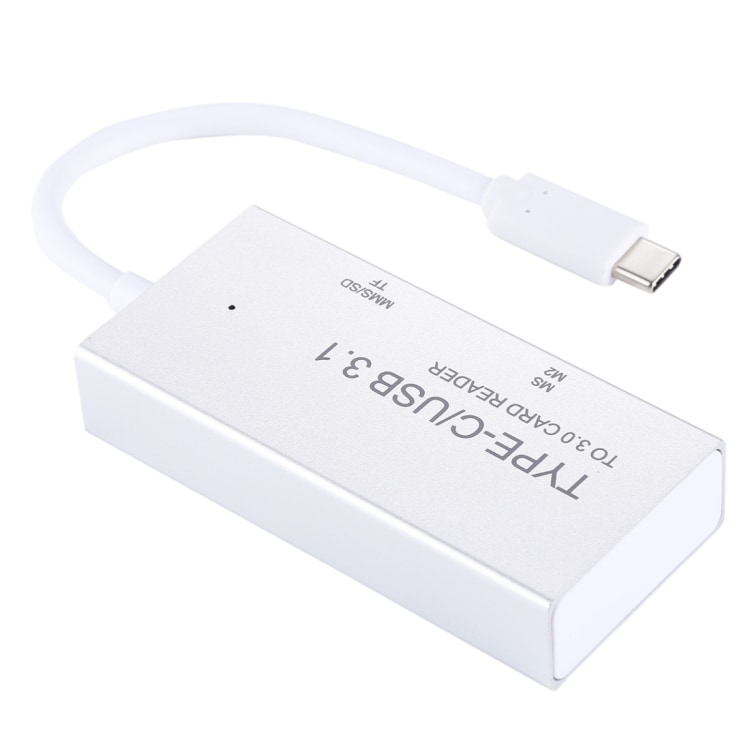 USB-C Kortinlukija MicroSD / SD / MS / M2