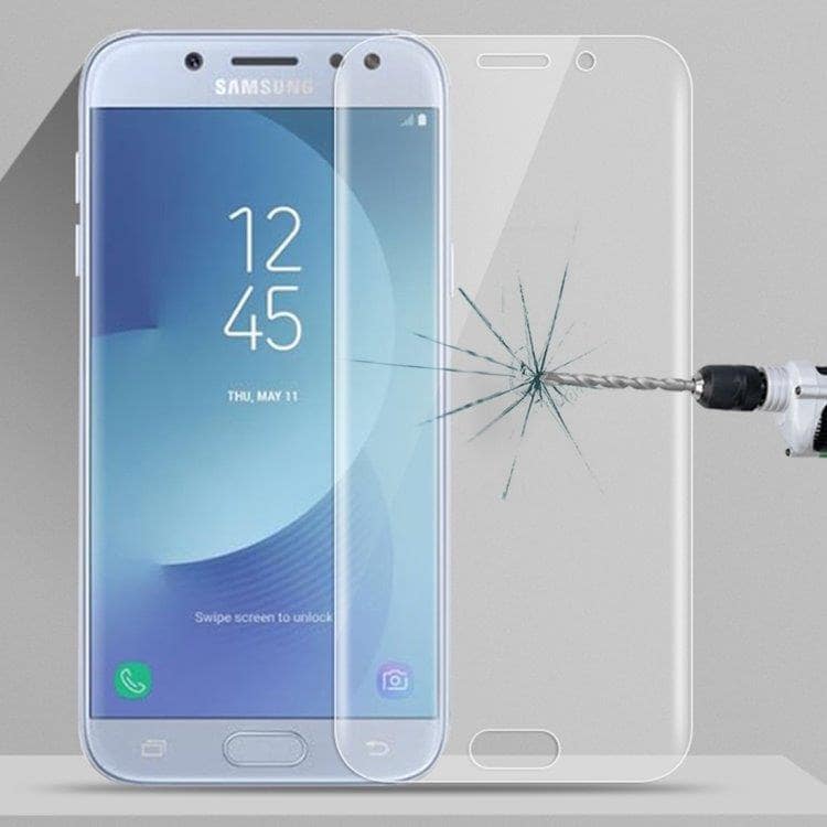 Suoja karkaistua lasia koko näytölle Samsung Galaxy J5 2017