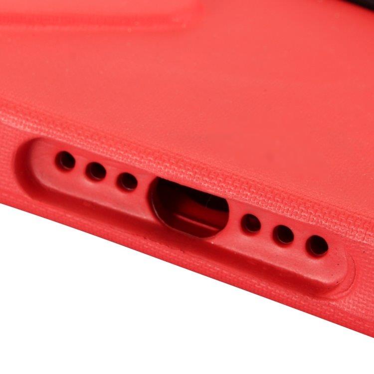 Solmio Kotelo iPad Mini 4 / 3 / 2 / 1 pidikkeellä ja kahvalla - Punainen