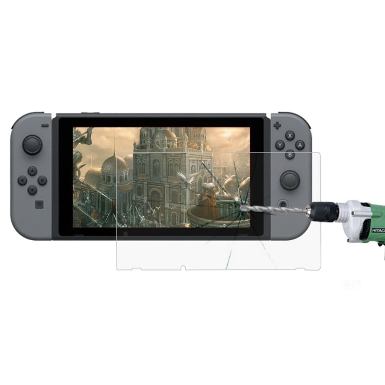 Näytönsuoja karkaistua lasia Nintendo Switch konsolille