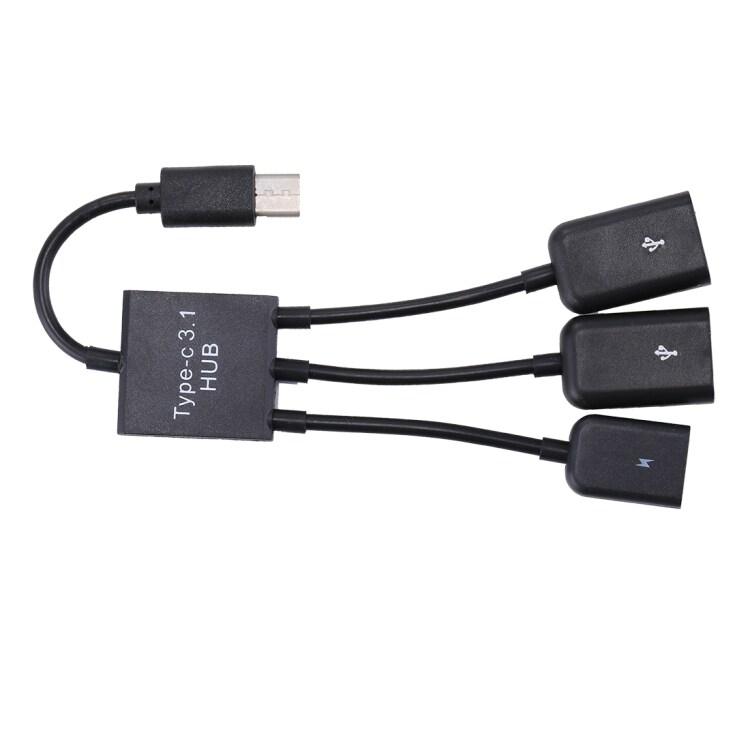 Sovitin USB-C / Tyyppi-C USB + Micro-usb