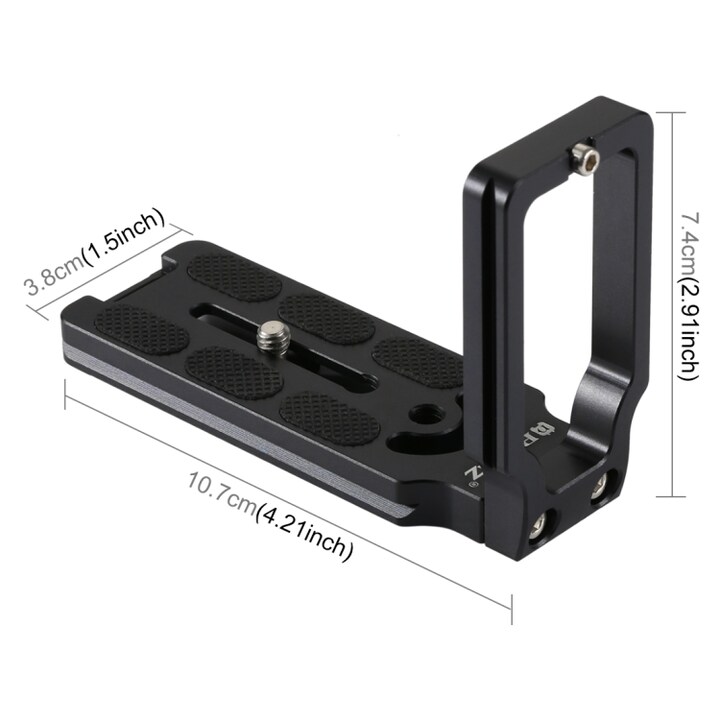 1/4" Pystysuora Quick Release L Aluslevy