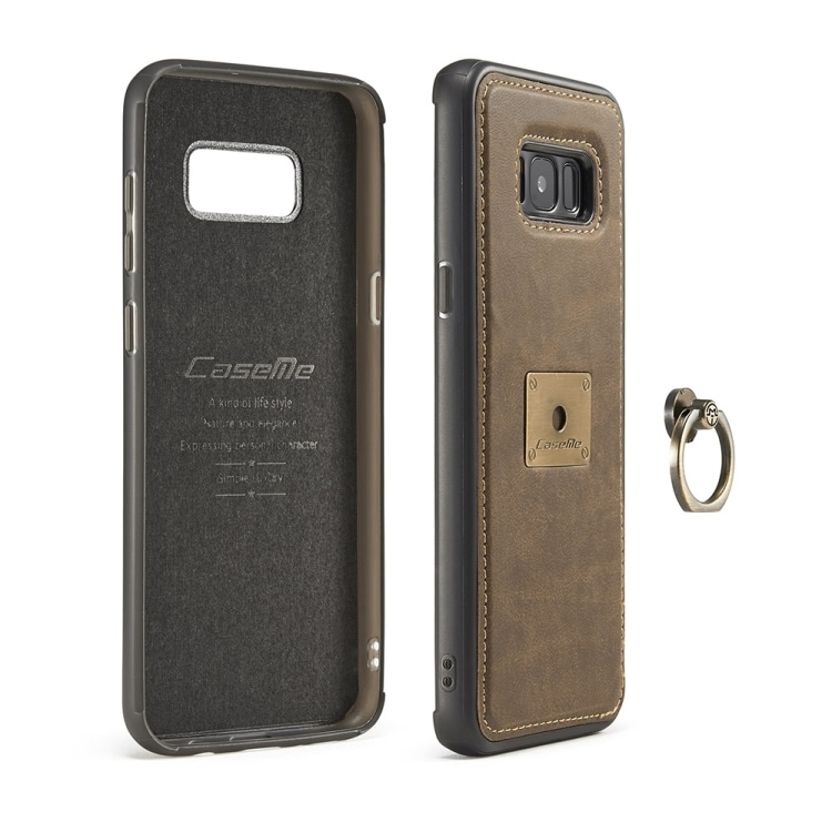 CaseMe Samsung Galaxy S8 Flip Kotelo Magneettisella Rengaspidikkeellä ja rannehihnalla